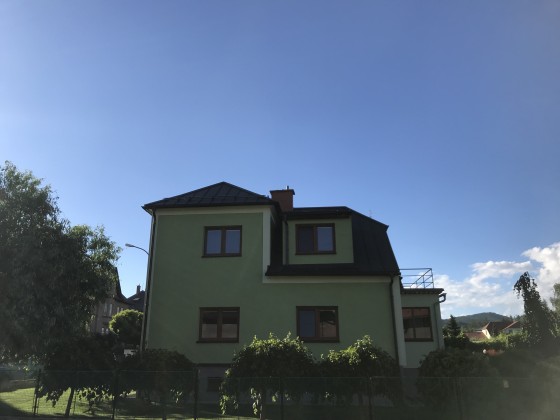 Provedení rekonstrukce střechy rodinného domu v Šumperka - realizace v r. 2019