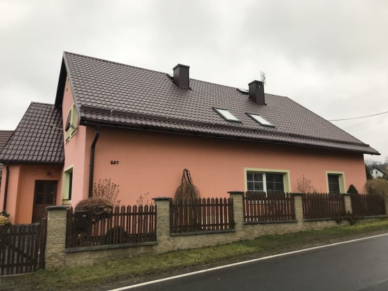 Provedení rekonstrukce střechy rodinného domu v Bludově - realizace v r. 2019